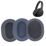 2 pezzi per Sony WH-CH710N/CH720N/CH700N cuffia in spugna paraorecchie in pelle, WH-CH710N/CH720N/CH700N(Black), WH-CH710N/CH720N/CH700N(Blue)