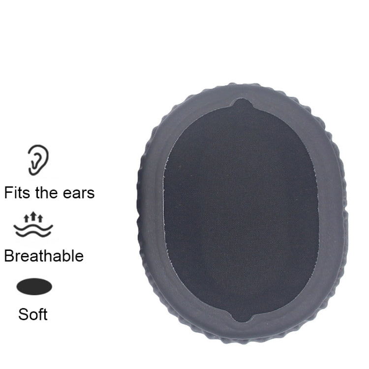 2 pezzi per Sony WH-CH710N/CH720N/CH700N cuffia in spugna paraorecchie in pelle, WH-CH710N/CH720N/CH700N(Black), WH-CH710N/CH720N/CH700N(Blue)