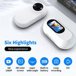Fotocamera HD portatile con collare in silicone per animali