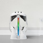 Staffa di stoccaggio base di ricarica per occhiali Oculus/Meta Quest 3 VR con luce RGB fredda, Charging Base