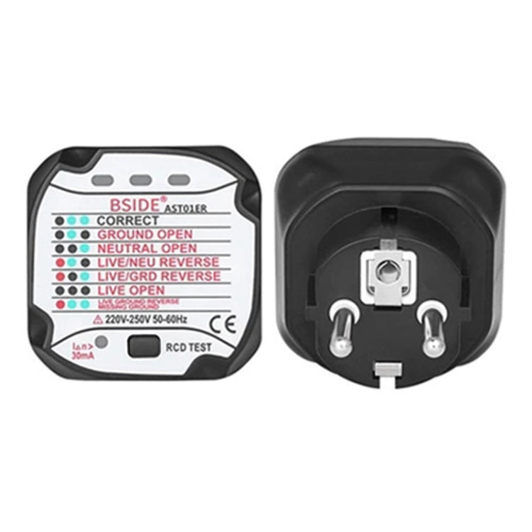 Rilevatore di prese elettriche per tester di alimentazione con spina BSIDE AST01, US Plug, EU Plug, UK Plug