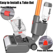 Per Dyson V7 V8 V10 V11 V15 Aspirapolvere Elettrico Mop Testa Testa Lavapavimenti, T18 Electric Mop Head