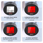 BSIDE ASTS Analizzatore di Circuiti Plug Power Tester