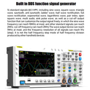 FNIRSI 2 in 1 Oscilloscopio digitale a doppio canale con larghezza di banda di 100 M, generatore di segnale di campionamento 1GS, spina UE, 1014D, 1014D +P4100 Probe