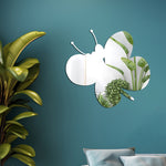 Adesivi murali stereo a farfalla in acrilico Camera da letto Soggiorno Sfondo Decorazione murale Specchio morbido, Butterfly