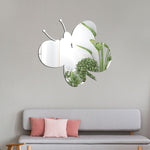 Adesivi murali stereo a farfalla in acrilico Camera da letto Soggiorno Sfondo Decorazione murale Specchio morbido, Butterfly
