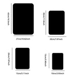 Modelli ad angolo tondo Specchio acrilico rettangolare Adesivi murali stereo Decorazione domestica Specchio morbido, 4pcs 15cm x 10cm, 4pcs 20cm x 13cm, 4pcs 30cm x 20cm, 4pcs 42cm x 27cm