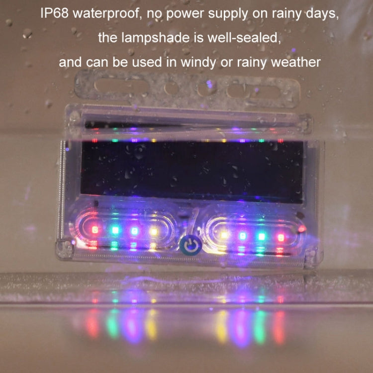 Luce di avvertimento solare per auto Fanale posteriore a LED anti-collisione posteriore