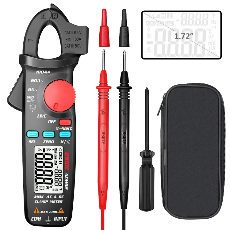 Multimetro digitale a pinza BSIDE ACM92 600V 100A
