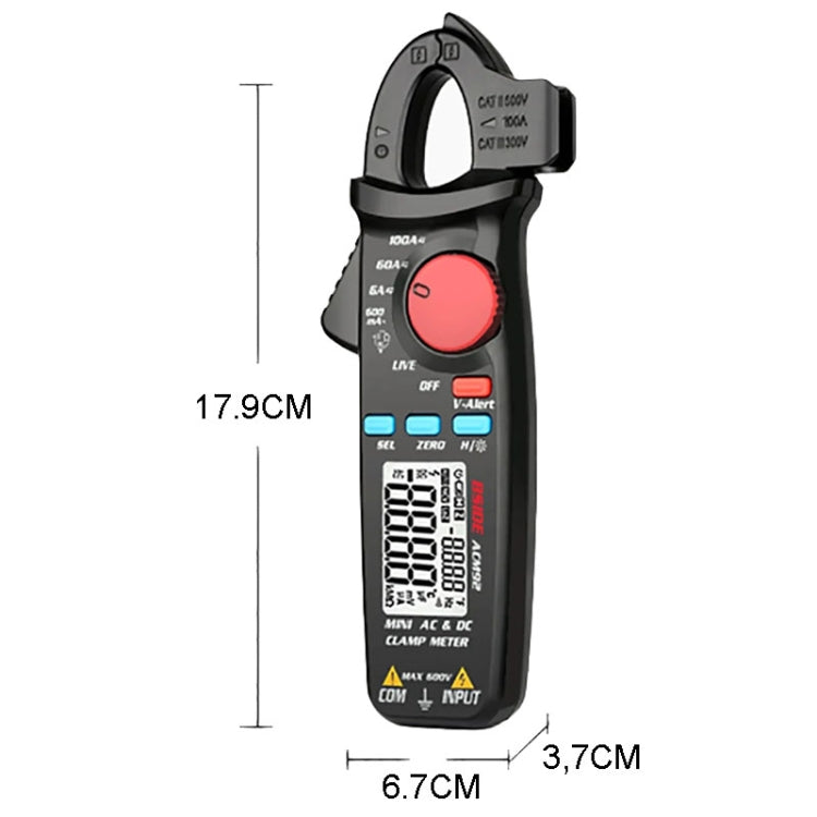 Multimetro digitale a pinza BSIDE ACM92 600V 100A