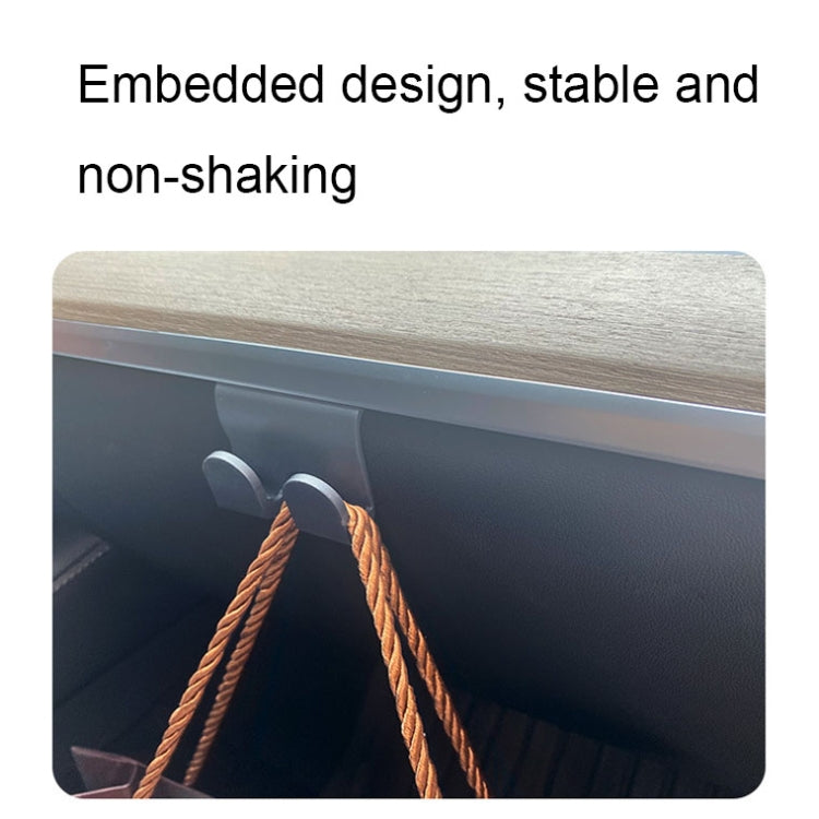 Per Tesla Model Y Accessori per la modifica degli interni del gancio del vano portaoggetti del passeggero, Glove Box Hook
