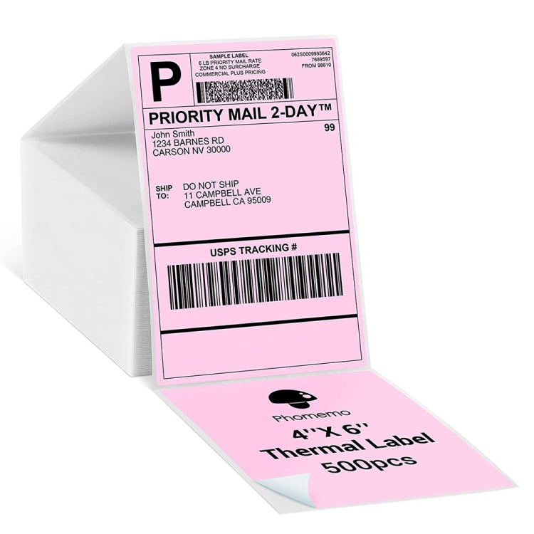 Carta etichette termiche adesive 4x6 pollici per Phomemo