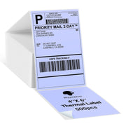 Carta per etichette termiche per adesivi da 500 fogli da 4×6 pollici per Phomemo PM-246S / PM-241BT / D520BT, Folding White, Folding Rose Red, Folding Pink, Folding Light Blue, Folding Purple, Folding Yellow, Roll Paper White