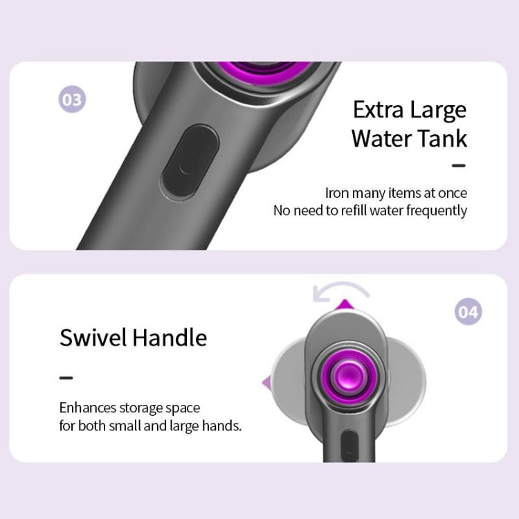 Indumento antiscottatura con isolamento in ferro pieghevole rotante mini vapore da 30 W, EU Plug, US Plug