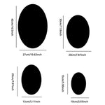 Specchio acrilico ovale Adesivi murali stereo Decorazione domestica Specchio morbido, 15cm x 10cm, 20cm x 13cm, 30cm x 20cm, 42cm x 27cm