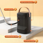 Riscaldatore PTC da tavolo 1500W con touch screen e telecomando