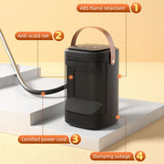 Riscaldatore per riscaldamento istantaneo PTC da tavolo per uso domestico con touch screen a distanza, US Plug, EU Plug, UK Plug