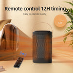 Riscaldatore PTC da tavolo 1500W con touch screen e telecomando