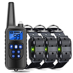 Collare vibrante antidisturbo intelligente per addestramento cani Stop Barker con telecomando da 800 m, With 1 Collar, With 2 Collars, With 3 Collars
