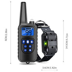 Collare vibrante antidisturbo intelligente per addestramento cani Stop Barker con telecomando da 800 m, With 1 Collar, With 2 Collars, With 3 Collars