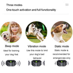 Collare vibrante antidisturbo intelligente per addestramento cani Stop Barker con telecomando da 800 m, With 1 Collar, With 2 Collars, With 3 Collars