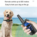 Collare vibrante antidisturbo intelligente per addestramento cani Stop Barker con telecomando da 800 m, With 1 Collar, With 2 Collars, With 3 Collars