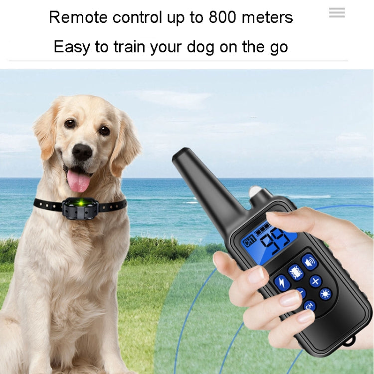 Collare vibrante antidisturbo intelligente per addestramento cani Stop Barker con telecomando da 800 m, With 1 Collar, With 2 Collars, With 3 Collars