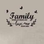 Adesivi murali specchio stereoscopico acrilico Familylove Specchio morbido decorativo autoadesivo per la casa, Familylove