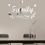 Adesivi murali specchio stereoscopico acrilico Familylove Specchio morbido decorativo autoadesivo per la casa, Familylove