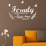 Adesivi murali specchio stereoscopico acrilico Familylove Specchio morbido decorativo autoadesivo per la casa, Familylove