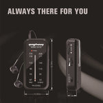 Mini radio portatile FM/AM con clip metallica posteriore