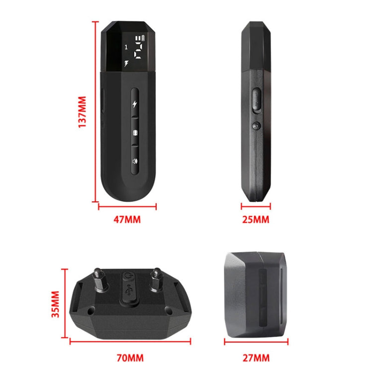 Collare vibrante impermeabile Stop Barker per addestramento cani con telecomando intelligente, 669N-1, 669N-2