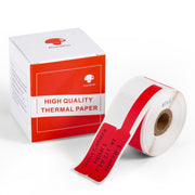 100 pz/rotolo Phomemo per stampante M110/M200 cavo 25x38mm etichette termiche autoadesive, Red, Blue, Yellow