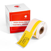 100 pz/rotolo Phomemo per stampante M110/M200 cavo 25x38mm etichette termiche autoadesive, Red, Blue, Yellow