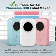 Per Phomemo D30 3 rotoli/confezione 12 etichette termiche a stelle da 40 mm