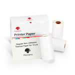 Carta termica adesiva beige 53mm per Phomemo M02/M02S/M02 Pro