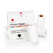Per Phomemo M02 / M02S / M02 Pro 3 rotoli/pacco 53mm 10 anni Protezione occhi Carta termica adesiva beige, Eyes Protection Beige Sticker