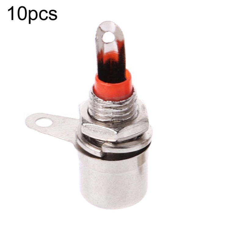 Piccolo connettore audio presa AV Lotus Master saldato RCA, Red