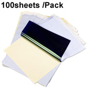 Per Phomemo M08F 100 fogli/pacco A4 Carta per trasferimento tatuaggi compatibile con MR.IN Brother Pocket Jet / MT800, A4 Tattoo Transfer Paper