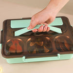 Bento Box per dormitorio studentesco isolato a tenuta stagna con scatola per il pranzo in acciaio inossidabile 304, 4 Grid Pink, 4 Grid Black, 4 Grid Blue, 5 Grid Pink, 5 Grid Black, 5 Grid Blue