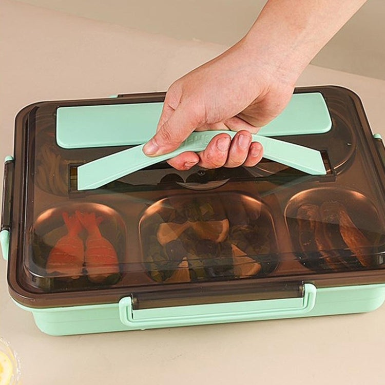 Bento Box per dormitorio studentesco isolato a tenuta stagna con scatola per il pranzo in acciaio inossidabile 304, 4 Grid Pink, 4 Grid Black, 4 Grid Blue, 5 Grid Pink, 5 Grid Black, 5 Grid Blue