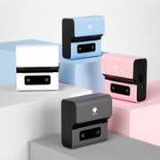 Phomemo M221 Stampante termica wireless per etichette Etichettatrice per codici a barre Bluetooth, Blue, White, Pink