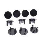 UK Copertura protettiva per presa a 3 fori Copertura protettiva per alimentatore per prevenzione scosse elettriche per neonati e bambini piccoli, Round Black, Round Transparent, Pear Shaped White, Round Thin White, Round Thin Black