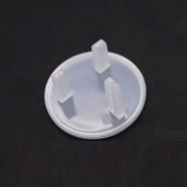 UK Copertura protettiva per presa a 3 fori Copertura protettiva per alimentatore per prevenzione scosse elettriche per neonati e bambini piccoli, Round Black, Round Transparent, Pear Shaped White, Round Thin White, Round Thin Black
