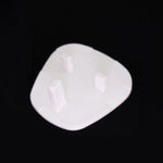 UK Copertura protettiva per presa a 3 fori Copertura protettiva per alimentatore per prevenzione scosse elettriche per neonati e bambini piccoli, Round Black, Round Transparent, Pear Shaped White, Round Thin White, Round Thin Black