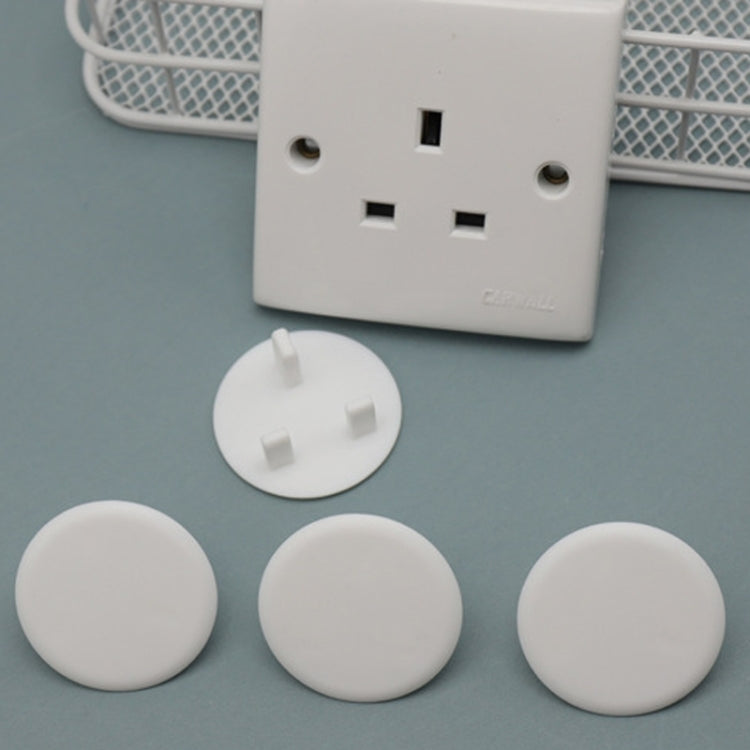 UK Copertura protettiva per presa a 3 fori Copertura protettiva per alimentatore per prevenzione scosse elettriche per neonati e bambini piccoli, Round Black, Round Transparent, Pear Shaped White, Round Thin White, Round Thin Black