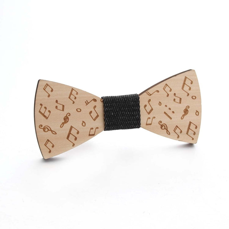 Decorazione per abbigliamento con fiocco da uomo in legno con papillon, Elk Blue, Elk Black, Puzzle Blue, Puzzle Black, Music Blue, Music Black, Small Anchor Blue, Small Anchor Black
