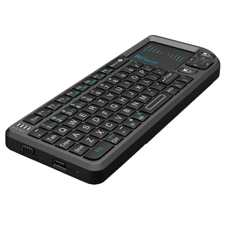 Rii X1 2.4G Mini Classic Wireless Tastiera e mouse Kit tutto in uno