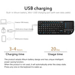 Rii X1 2.4G Mini Classic Wireless Tastiera e mouse Kit tutto in uno