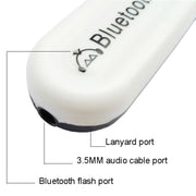 Adattatore Bluetooth AUX per ricevitore audio Bluetooth wireless USB a doppia uscita